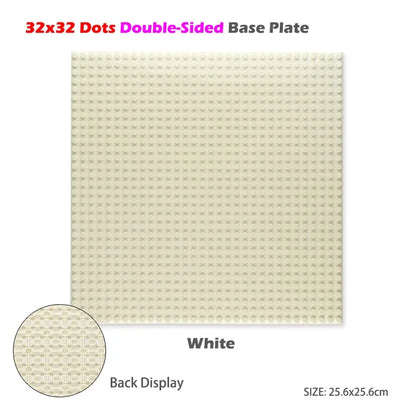 Classic Base Plates Plastic Bricks Double-sided 16*32 32X32 Dots City Blocks Baseplate DIY Parts Board Toys Kids Gift