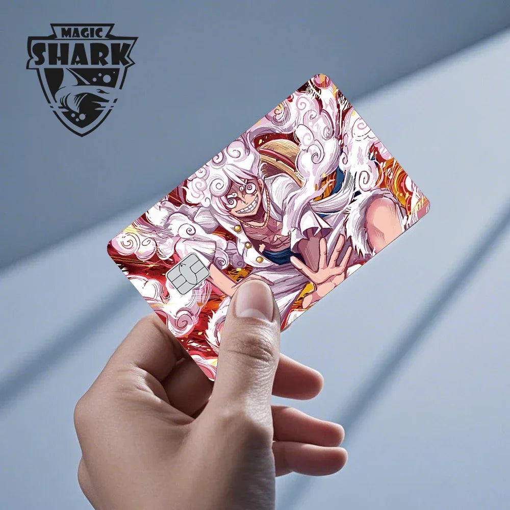 Magic Shark Wanted Anime 3M PVC Matte No Fade Skin Cover Sticker for Metro Debit Credit Card