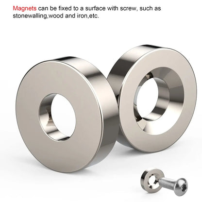 12x3 15x3 15x5 Hole 4mm Small Countersunk Round NdFeB Neodymium Magnet Powerful Rare Earth Permanent Fridge Magnet With M4 Screw