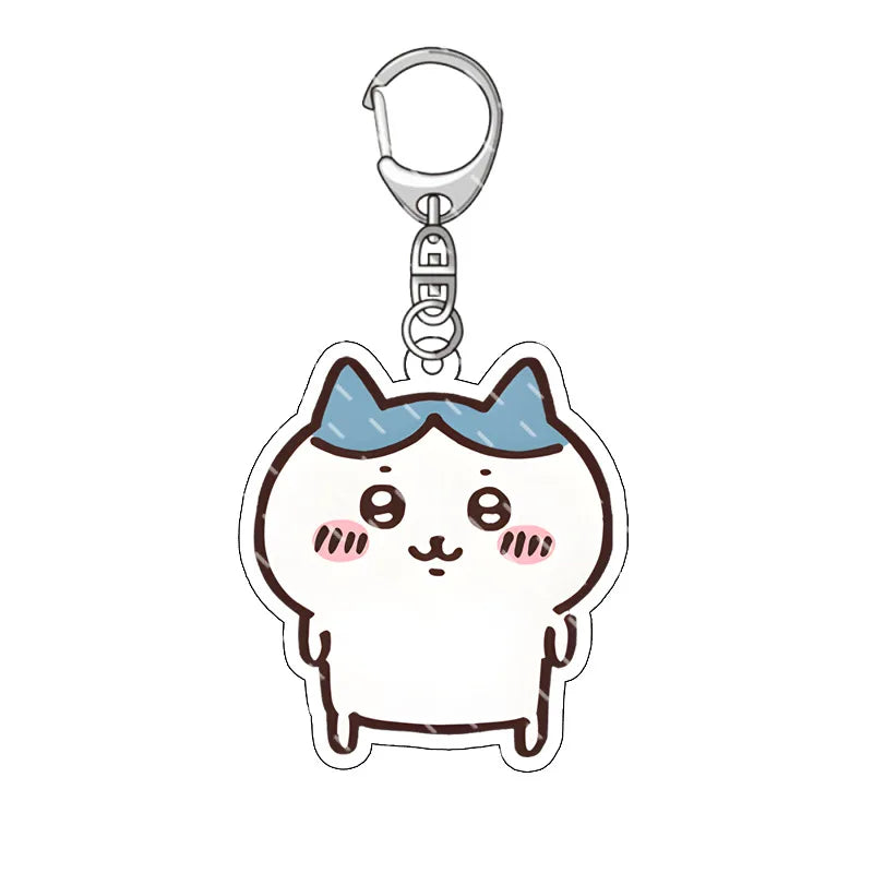 Chiikawa Pendant Anime Comic Acrylic Peripheral Keychain Hachiware Usagi Cute Pendant Bag Hanging Decoration Decoration