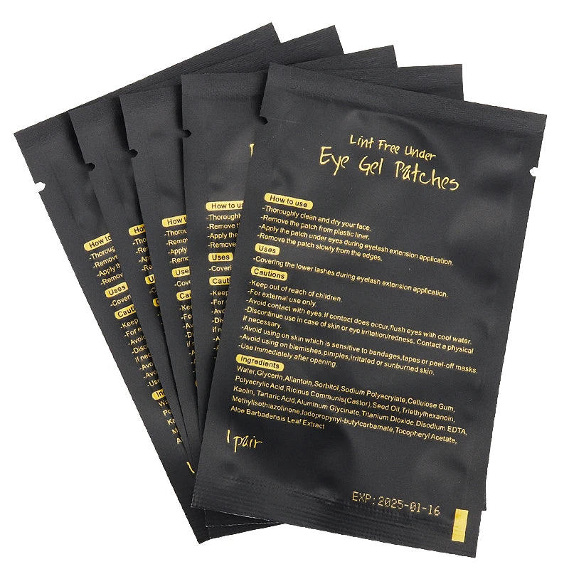 50 Pairs Grafting False Lashes Cloud Shape Paper Eye Gel Patches Under Eye Pads Tips Eyelash Extension  Makeup Tools