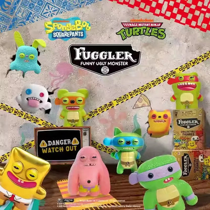 Original Fuggler Random Keychain Blind Box 2 Figure Ugly Funny Monster Tooth Wide Eyed Weirdo Collection Model Bag Pendant