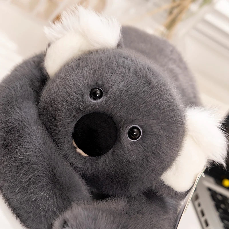 30-65cmKawaii High Quality Forest Animal Plush Doll Pillow Soft Long-arm Raccoon Dinosaur Sloth Panda Koala Plush Toy Home Decor