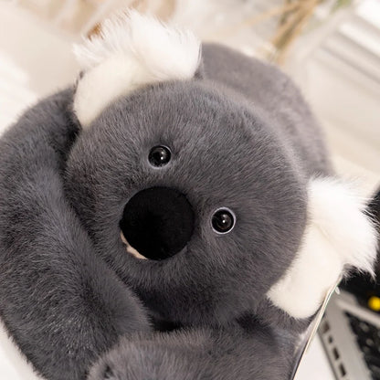 30-65cmKawaii High Quality Forest Animal Plush Doll Pillow Soft Long-arm Raccoon Dinosaur Sloth Panda Koala Plush Toy Home Decor