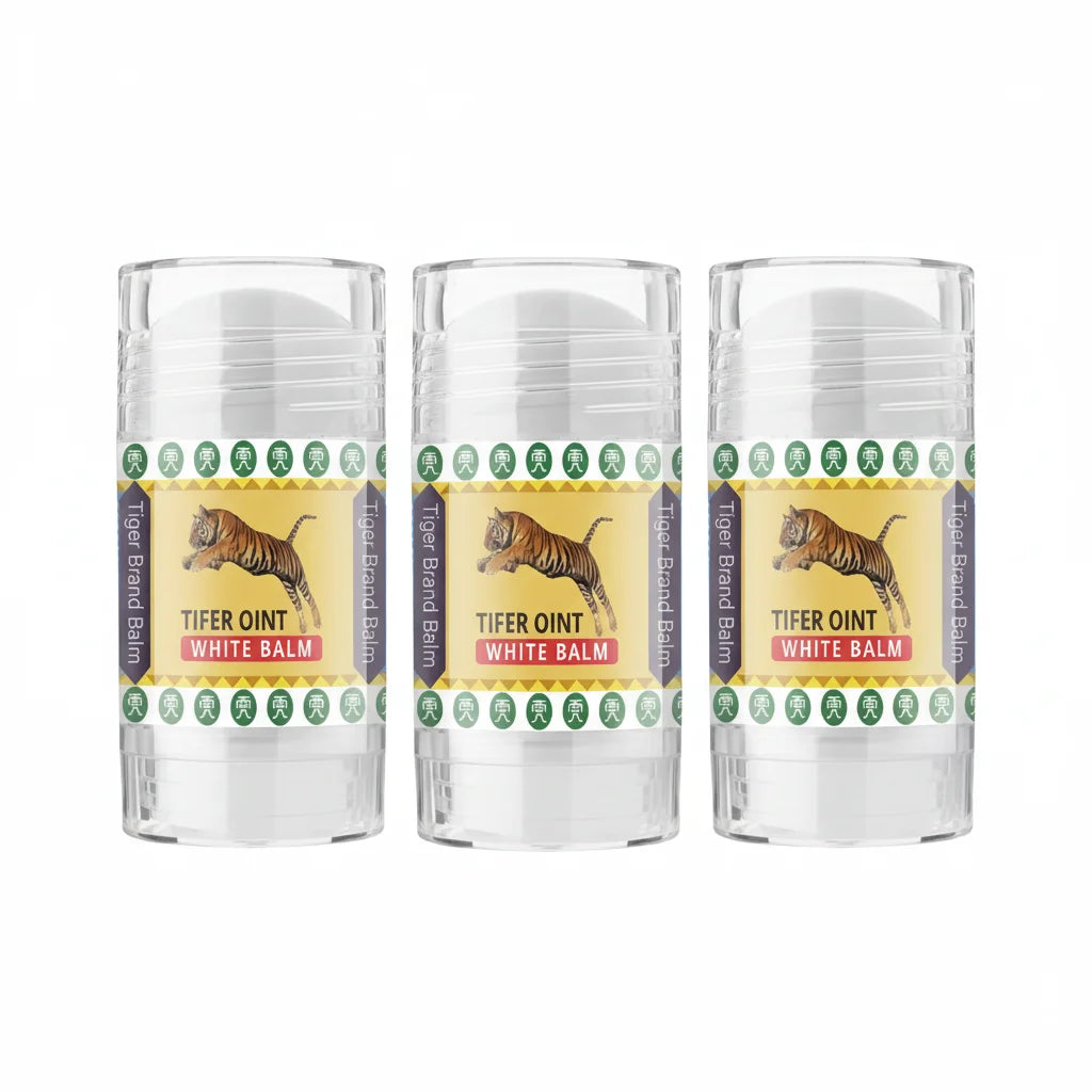 Tiger Body Massage Cream Stick, Contains a Mixture of Vitamin E and Olive Oil, Deeply Moisturizing, Easy to Apply, Non-Greasy