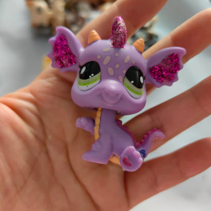 Little Baby pets  LPS Cute Short Hair Cats Deer Tortoise Bear Monkey Dolphin Spaniel Dogs Tortoise Figure Toy Gift