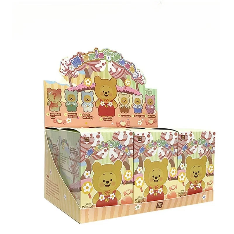 2026 New Winnie The Pooh Candy Series Blind Box,Cute Vinyl Face Pendant Pupu Bear Doll Fashion Trend Toy Christmas Gifts