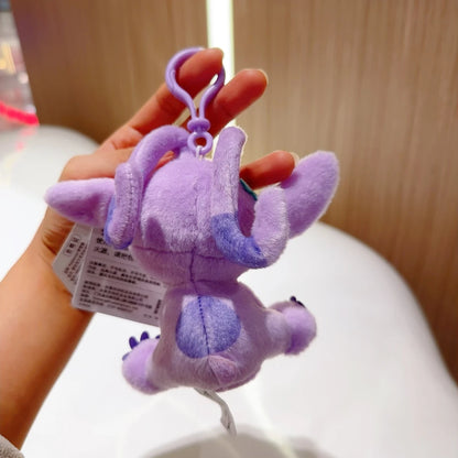 100% Genuine Disney Stitch Scrump Angel Cartoon Blue Stitch Plush Toy Authorized Doll Stich Cute Birthday Gift High Quality