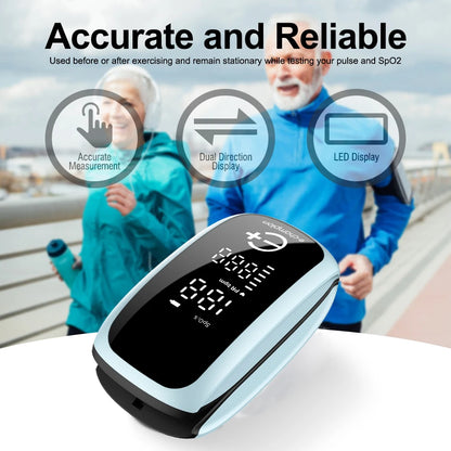 Medcial Forehead Thermometer Fingertip Pulse Oximeter Monitor Blood Oxygen Saturation Meter Pulse Oximeter USB Rechargeale