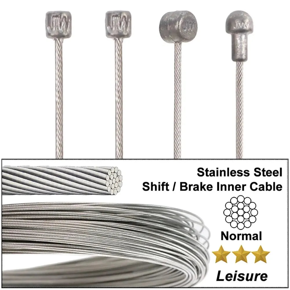 Bike Shifter Brake Cable Stainless Steel Inner Cable MTB Road Bike Front Rear Derailleur Shift Brake Cable Set