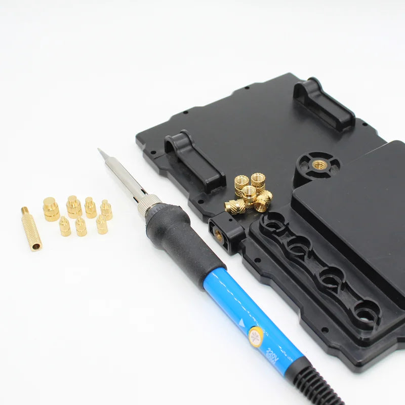 M2 M3 M4 M5 M6 Heat Melt Insert Nut Soldering Iron Tip Embedded Brass Hot Melt Nut Thread Insertion For Plastic 3d Printing Kit