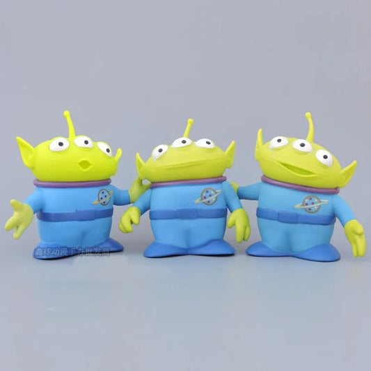 2026 New 15cm Toy Story Woody Buzzlightyear Green Aliens Doll Figure Anime Decoration Collection Toy Model For Children Gifts