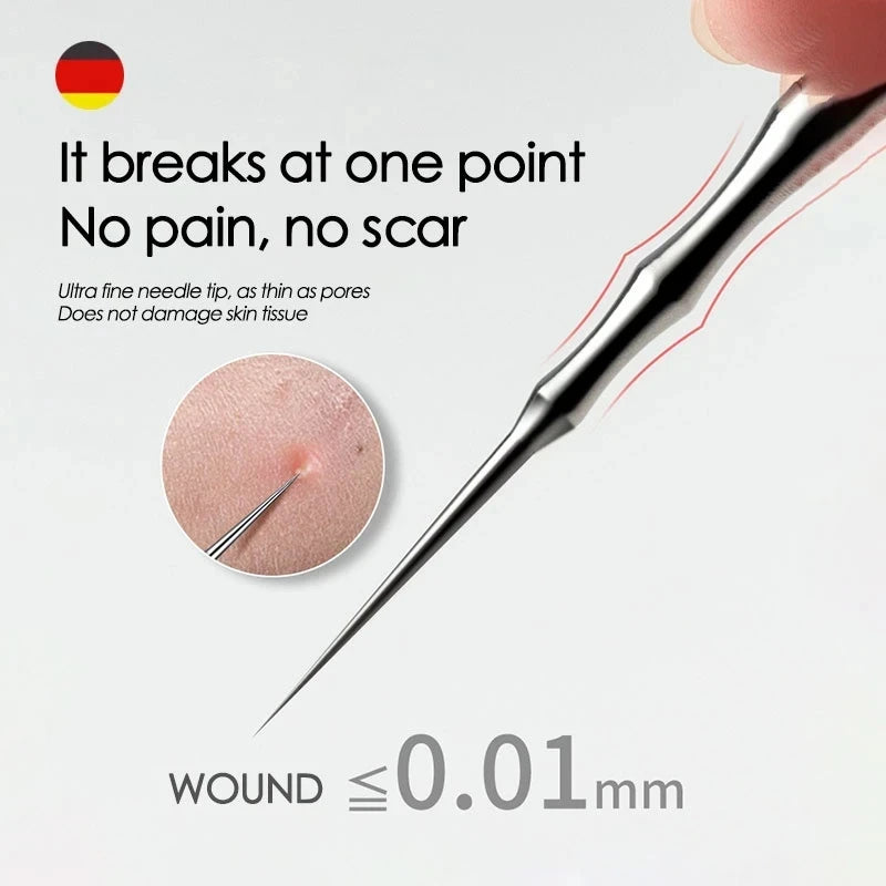 Acne Needle Pore Cleaner Needles Beauty Artifact Blemish Extractor Remover Needle Tool for Pimples Blackhead Removal