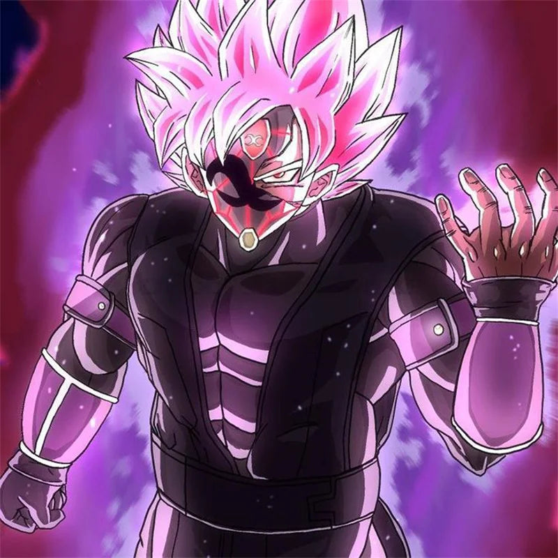 Super Dragon Ball Heroes Figure Zamasu Black Goku 25cm PVC Action Figures GK Statue Collection Model Toys for Children Gifts