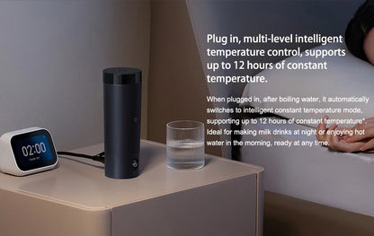 Original MIJIA Portable Electric Kettle 2 Thermos Cup Fast Water Boiler 350ml Smart Temperature Insulated Kettle Travel (CN)