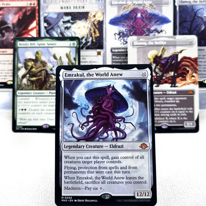 MH3 OTJ OTP HOLO7-Ⅰ04 Tcg cards  proxys Magical Ulamog,  the Defiler Bristly Bill, Spine Emrakul, the World Anew Gather