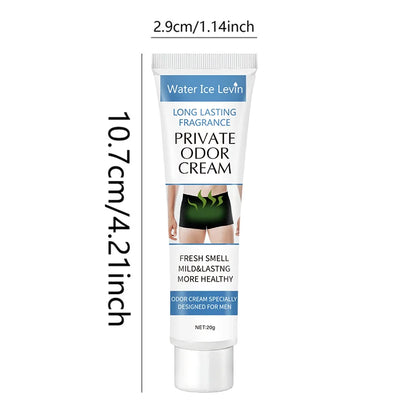 Men's Personal Deodorant Cream - Long-Lasting Freshness and Odor Control, Gentle Moisturizing, Designed for Men with Unique Odors - Keeps Your Body Fresh and Confident All Day Long