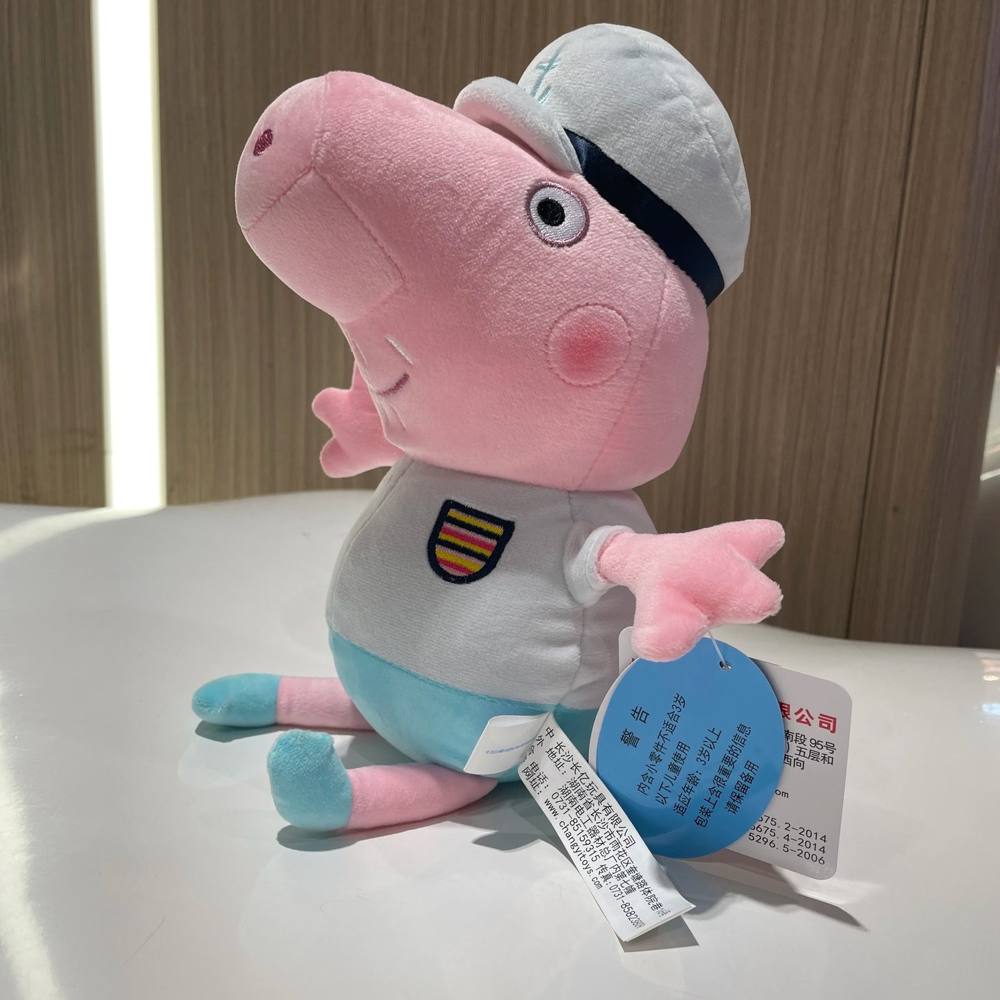 30CM Genuine Peppa Pig Plush Stuffed Doll Peppa George Mom Dad Model Children's Toys Cartoon Anime Figure Kids Birthday Gifts