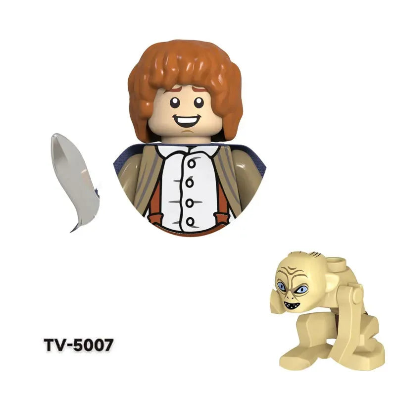 PG517 PG518 PG519 PG520 King Anime Movies Figs Bricks Dolls Mini Action Toy Figura Building Blocks Toys Doll