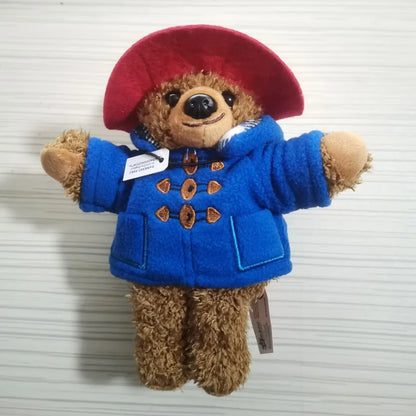 Cartoon Pattine Bear action figure Dish Tie Bear plush doll pendant Children's holiday gift bag decoration cute key chain 10cm