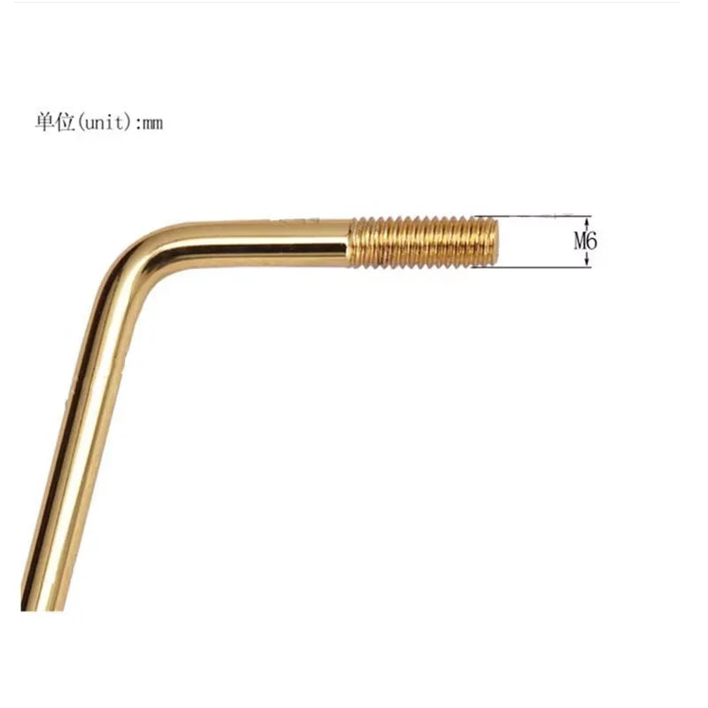 M6 Tremolo Bridge Arm Whammy Bar for Electric Guitar Chrome Black Gold Thread Diameter 6mm Guitar Accessories