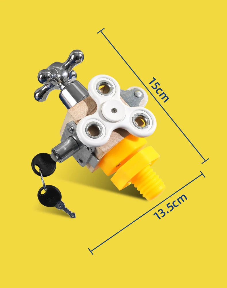 Montessori Kids Busy Cube Board Educational Toys Children Hand Grasping Ability Training Lock Learning Toys For Toddler Gifts