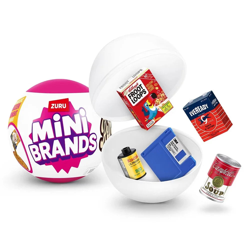 Zuru 5 Surprise Mini Brands Toys Zuru Mystery Blind Box Original Miniature Toy Surprise Blind Box Toy Gifts Cute Toys