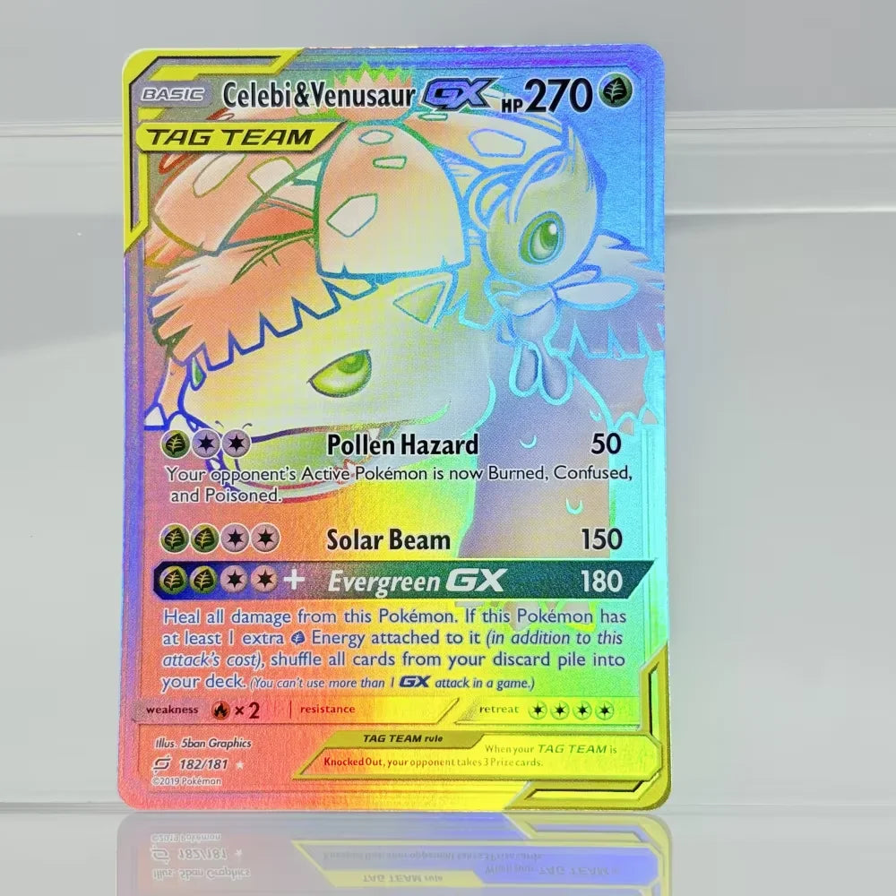 Holographic Game Trading Collection PTCG Proxy Cards Charizard Pikachu Mew EX Singl PKM Foil Cards PROXY Card