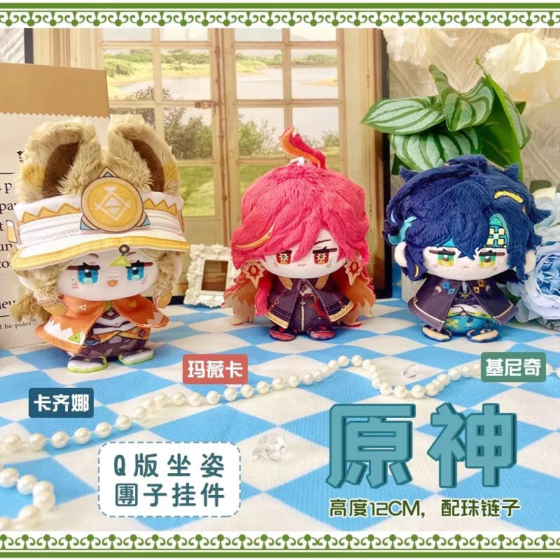 Anime Genshin Impact Plush Doll Citlali Mavuika Kachina Mualani Kinich Kaveh Alhaitham Kids toys Gifts Key Chain Small pendants