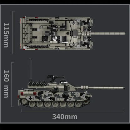 World War 2 WW2 Army Military Soldiers SWAT Half Tracked Armor Vehicle Trailer Assemble Building Blocks Bricks Children's Toys
