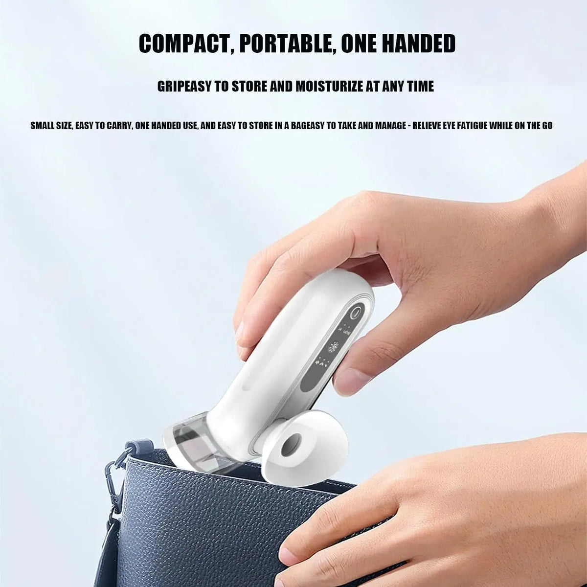 2 in 1 Protable Eye Mist Steam Sprayer Mini Eye Moisturizing Cleaning Soothing Steamer for Dry Tired Eyes and Facial Skin Care