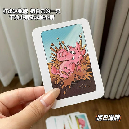 3 types Hot board games Chicken Chiu Chiu Board Game Drecksau Black Sheep Piou Piou Party Game Cards Intellectual Toy Kid Gift