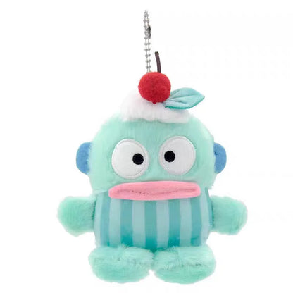 Sanrio Plushie Hangyodon Stuffed Plush Keychain Pendant Cartoon Doll Toys Soft PP Cotton Kawaii Bag Keyring Gifts For Girls Kids