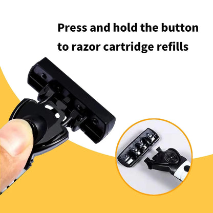 Shaver Brand New Design Men Razor Shaving Two Layer Shaver Reusable Razor Imported Blade Multi Tool Head Change