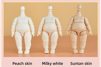 NEW YMY Doll Cat Hand Animal Body Fat Body with Tail Ob11 Body Joint for Gsc Head,1/12bjd,Obitsu 11 Boy Girl Toy Accessories