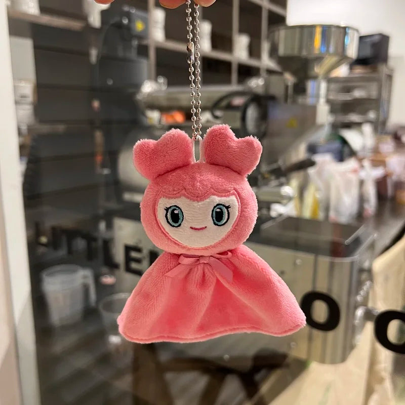 9pcs New Korean Super Star Plush Keychain Pendant TWICE Momo lovely Doll Keybuckle Plush Toy for Fans ONCE Girls