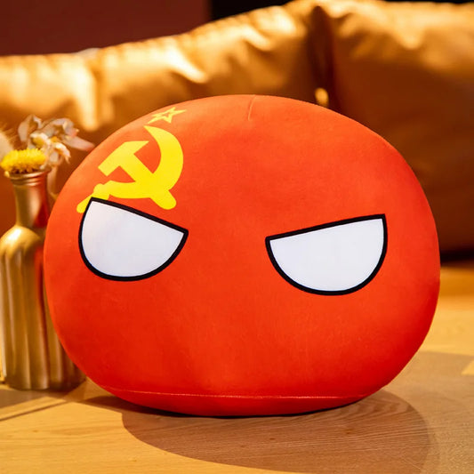 10/30/40cm Polandball Plush Doll Countryball Country Ball Toy Plush Pendant Stuffed Doll Christmas Children Gift