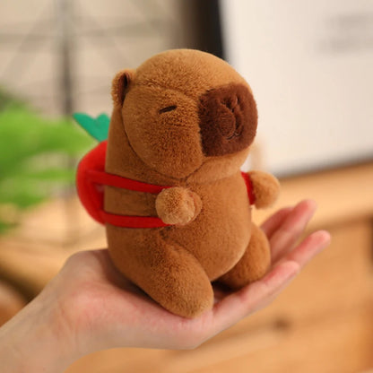 Capybara Plush Toy Pendant Keychain Capibara Cosplay Pokemon Pikachu Disney Stitch Sanrio Kuromi Plushies Stuffed Bag Decor Gift