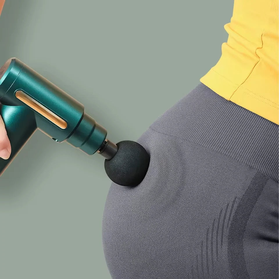 New Upgraded Portable Massage Gun Deep Tissue Muscle Relief Rechargeable Battery, Ideal For Back & Neck,Gift For Everyon