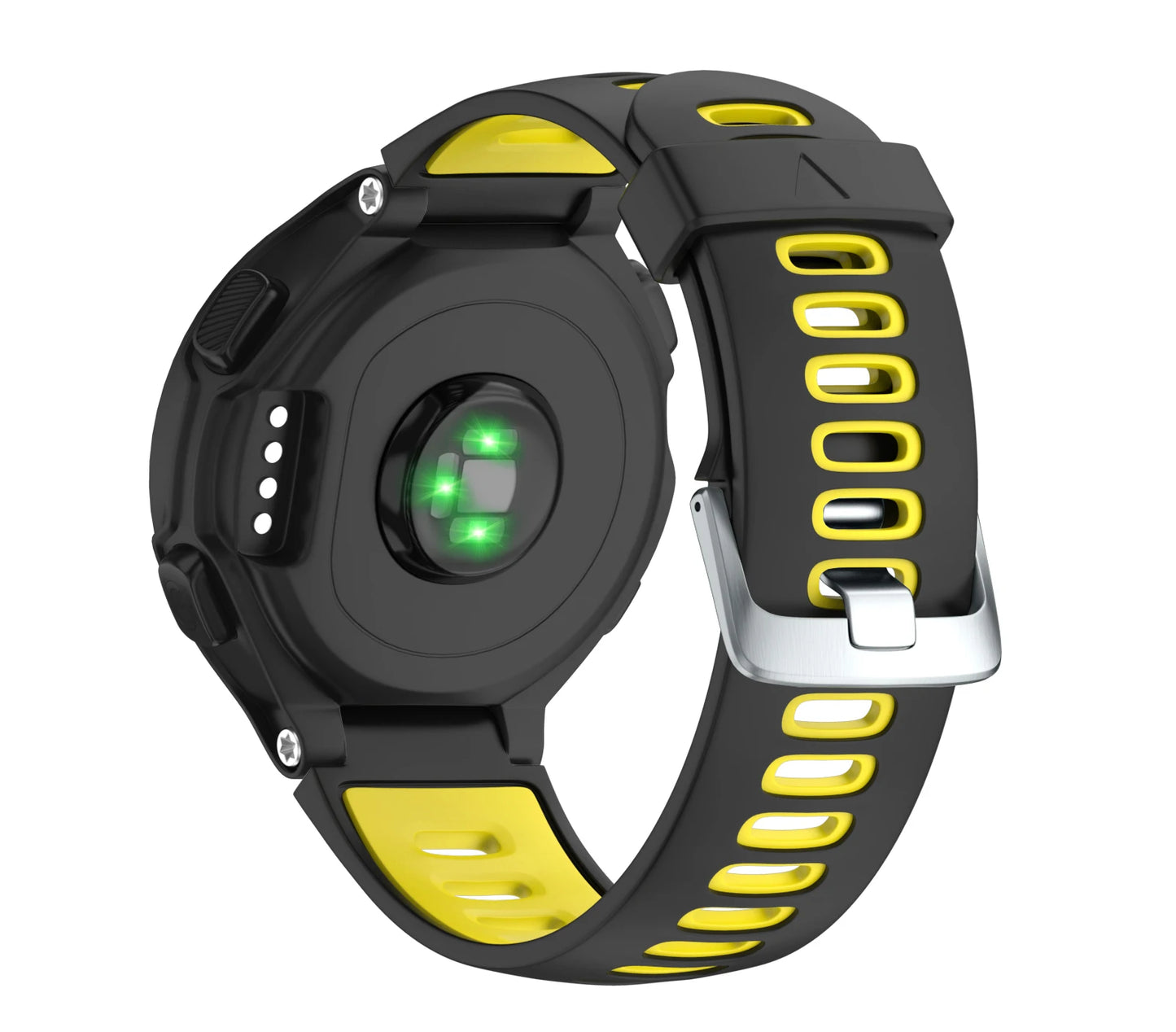Double Colors Silicone Watch Strap Bracelet For Garmin Forerunner 220/230/235/620/630/735XT/Approach S6 Fashion Rubber Band