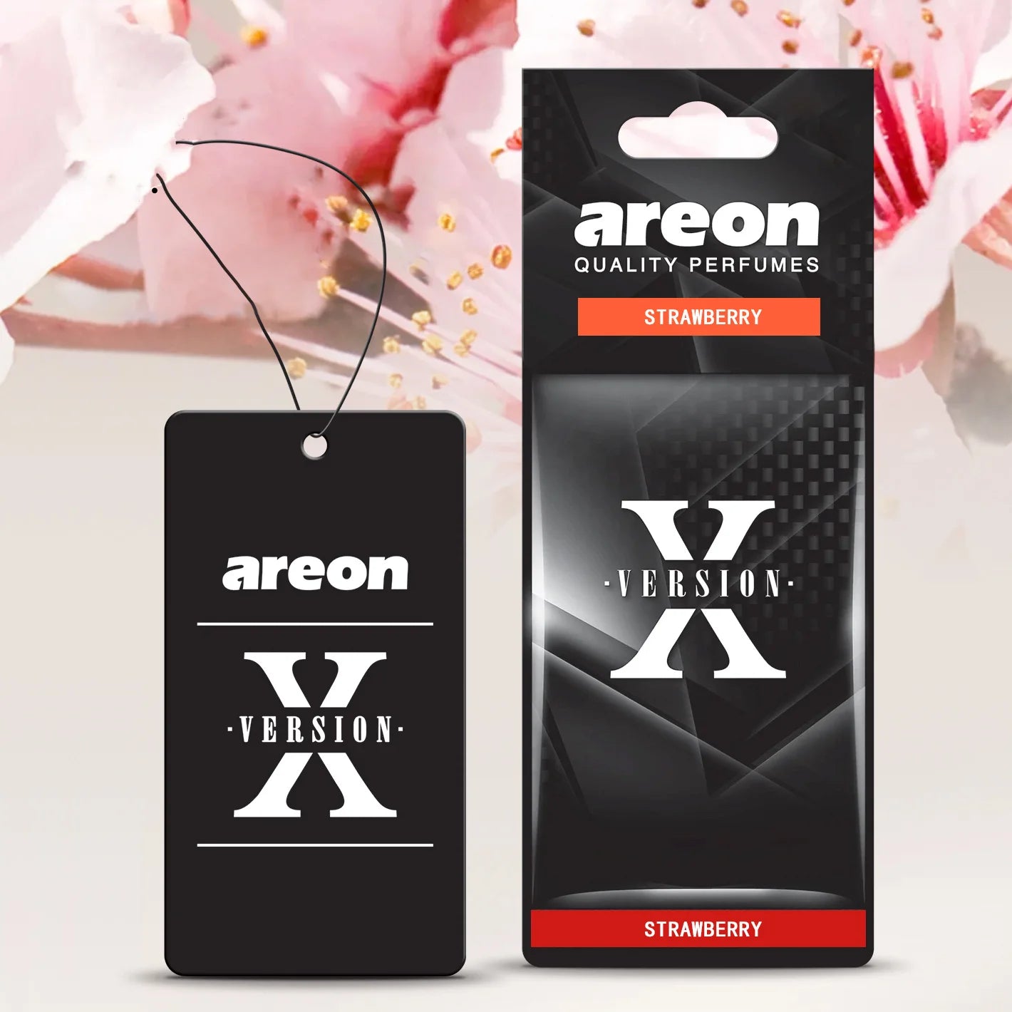 3-60Pcs X Version Car Air Refresher Car Suspension Decoration Home Bathroom Refresher Natural perfume Car Interior Hanging Paper
