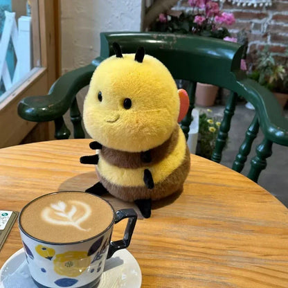 20cm Adorable Cartoon Honey Bee Plush Toy Kawaii Soft Stuffed Animals Plushies Kids Girls Boys Birthday Xmas Gifts