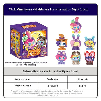 Kayou My Little Pony Blind Box Fancy Pony Pets Lovely Desktop Ornaments Action Figurine Cute Model Doll Christmas Gift Toys