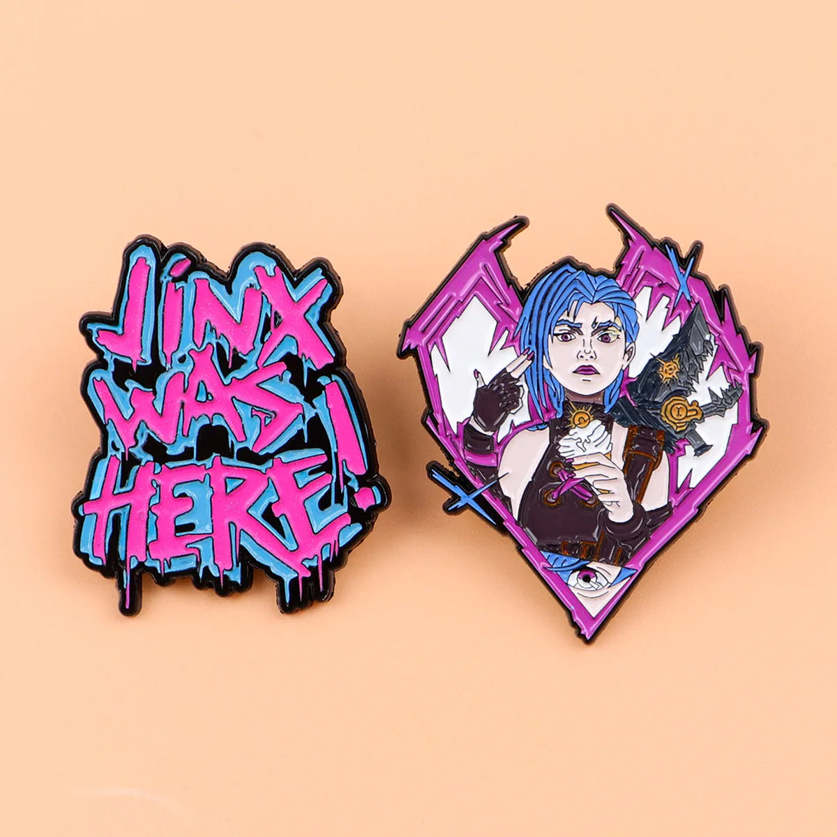 Anime Villain Character Enamel Pin Cool Game Girls Brooches Lapel Pins Backpack Accessories Decorative Jewelry Gift for Friends