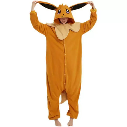 Pokemon Cosplay Costume Men Women Kigurumis Anime Onesie Hallween Carnival Party Outfit Gengar Pikachu Funny Jumpsuit