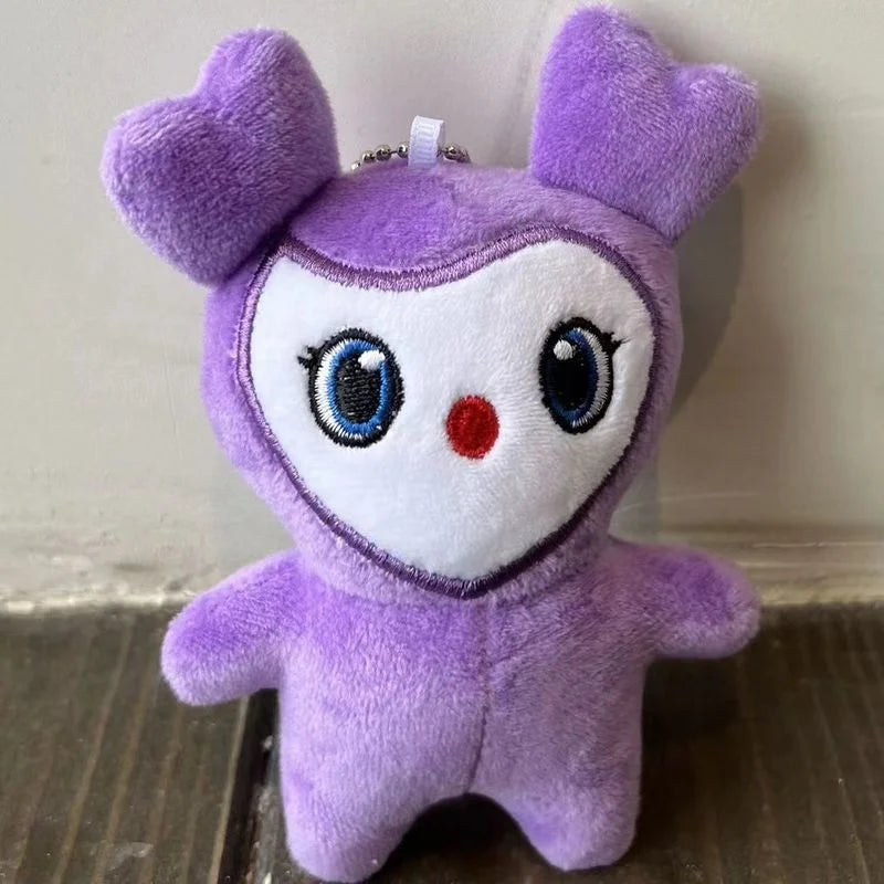 9pcs Plush Korean Super Star Plush Toy Cartoon Animal TWICE Momo Doll Keychain Pendant Keybuckle PlushToy for Fans ONCE Girls