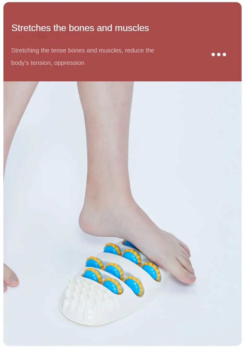 Foot Massager Roller Feet Acupressure Point Massage Plantar Fasciitis Pain Relief Relax Roller Trigger Point Reflexology Tool