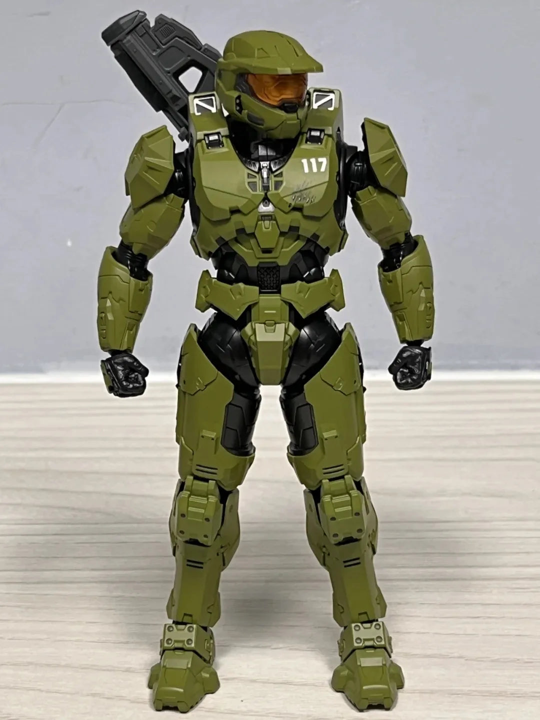 Game 18CM RE:EDIT Reach 1/12 SCALE MASTER CHIEF MJOLNIR MARK V1 Articulated Action Figurine Collectible Ornaments Cool Boys Gift