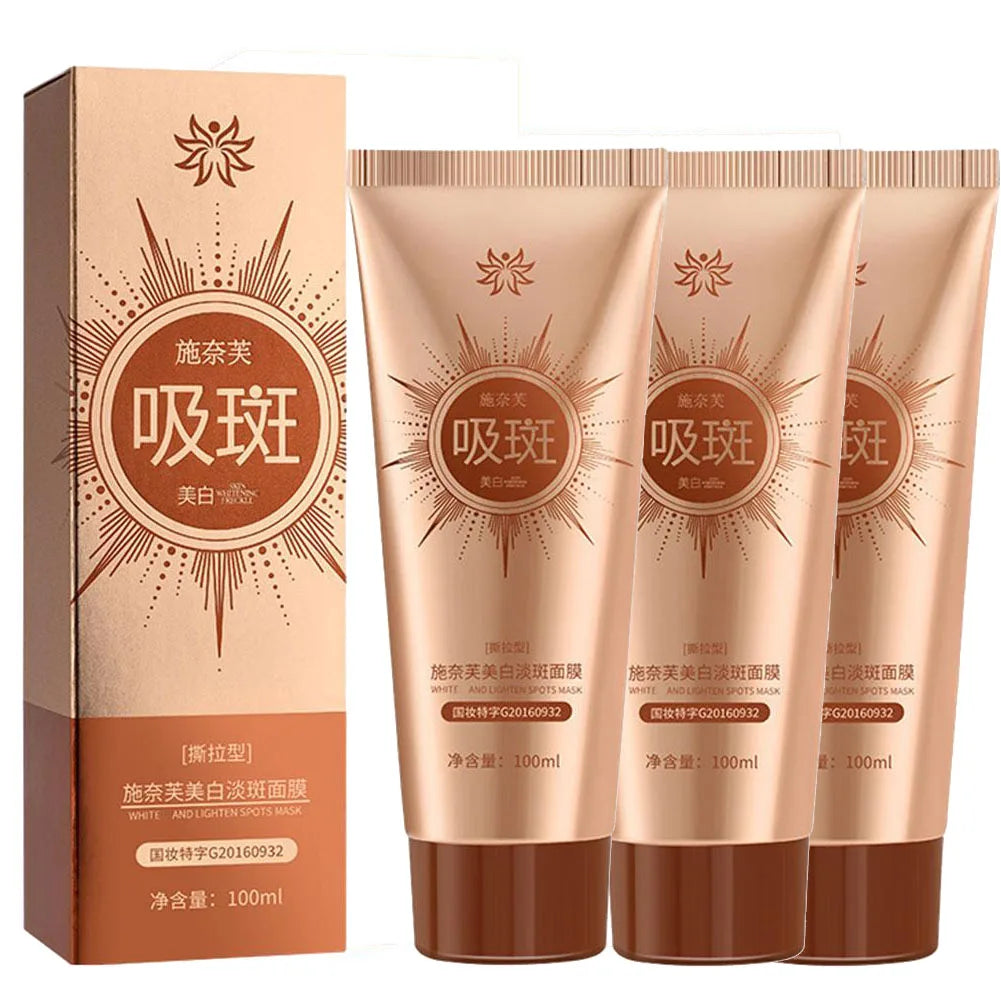 2/3PCS Spots Peel-Off Facial Mask Anti-Blemish Freckle Brightening Off Mask Deeply Clean Pore Tightening Moisturize Glowing Skin