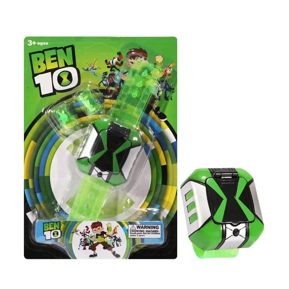 Omnitrix BEN10 Action Figures Ben Tennyson Projection Watch Deformation Sound Light Doll Smart Watch Children's Birthday Gifts
